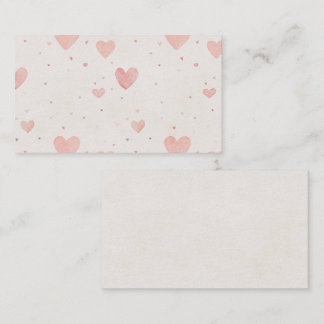 Carte D'accompagnement Tiny Hearts Enclosure Card