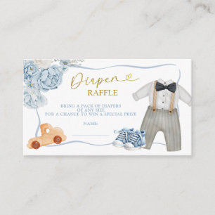 Carte D'accompagnement Tirage au sort couche Bébé Garçon Vêtements Bleu C