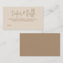 Tirage au sort de couche bébé minimaliste et neutr