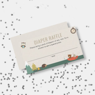 Carte D'accompagnement Tirage au sort de couche pour bébé au genre neutre
