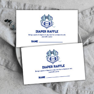 Carte D'accompagnement Tirage au sort de couche pour bébé football recrue