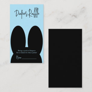 Carte D'accompagnement Tirage au sort de couche pour lapin noir