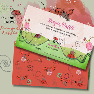 Carte D'accompagnement Tirage au sort de couches Ladybug Petite Dame Fant