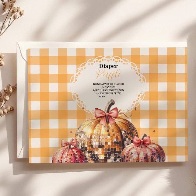 Carte D'accompagnement Tirage au sort de la Baby Shower du Patch Citrouil (Créateur téléchargé)