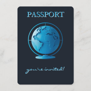 Carte D'accompagnement Tirage au sort de la couche de voyage Passeport Gl