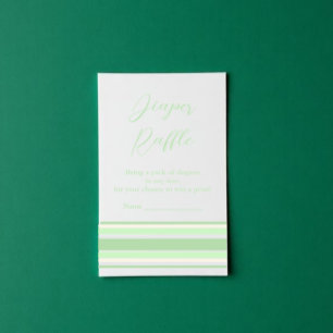 Carte D'accompagnement Tirage de couche bébé élégante Baby Shower