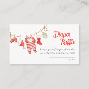 Carte D'accompagnement Tirage de couche Bébé Noël
