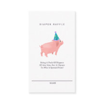 Tirage de couche de douche pour petit cochon migno