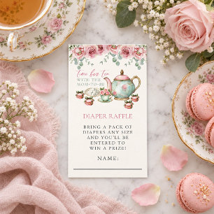Carte D'accompagnement Tirage de couche pour Baby Shower avec la future m