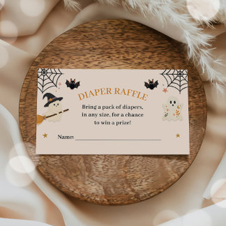 Carte D'accompagnement Tirage de couche pour bébé Halloween