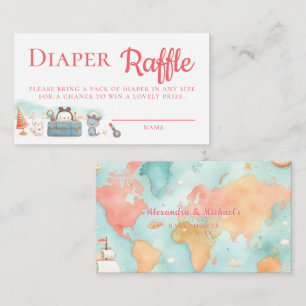 Carte D'accompagnement Tirage de couche rose pour la plus grande aventure