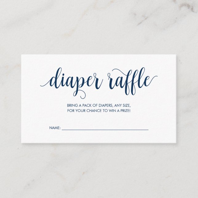 Carte D'accompagnement Tirage de couches pour Baby Shower, Moderne Rustiq (Devant)