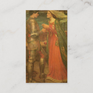 Carte D'accompagnement Tristan et Iseult par JW Waterhouse Mariage
