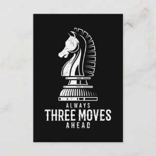 Carte D'accompagnement Trois Déplacements Devant I Chess Matt Jeu Jeu Jeu