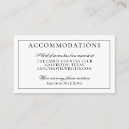 Carte D'accompagnement Tropical Pineapple Island Mariage Hébergements