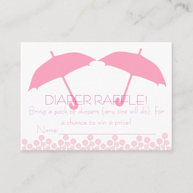 Carte D'accompagnement Twin Baby Girl Douche Refroidisseur Billets (Devant)
