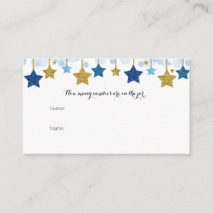 Carte D'accompagnement Twinkle Combien de bonbons dans le pot Card