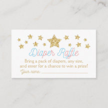 Twinkle Little Star Baby shower Déchets Raffle