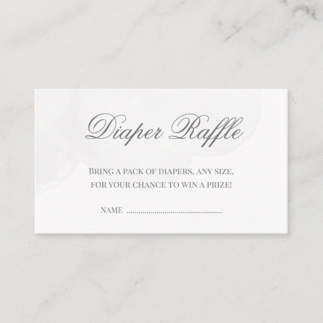 Carte D'accompagnement Twinkle Little Star Baby shower Déchets Raffle (Devant)