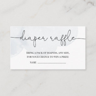 Carte D'accompagnement Twinkle Little Star Boy Baby shower Déchets Raffle