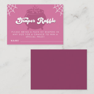 Carte D'accompagnement Typographie super Halloween fille Déchets Raffle