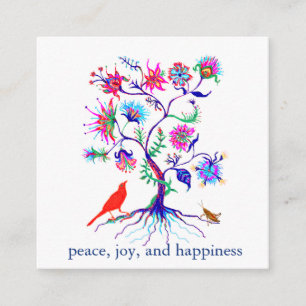 Carte D'accompagnement Un arbre de vie
