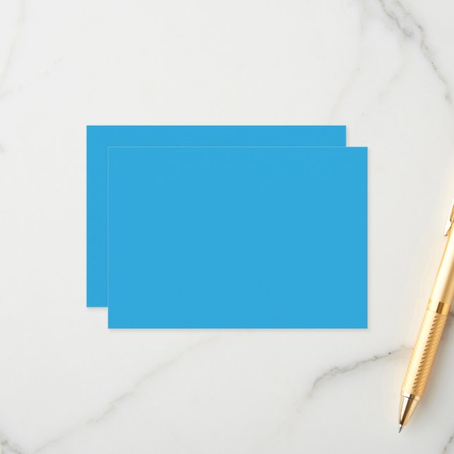 Carte D'accompagnement un arrière - plan bleu avec un (Devant/Arrière en situation)