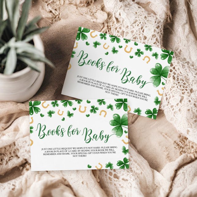 Carte D'accompagnement Un Baby shower De Charme Un Peu Chanceux Demande D (Créateur téléchargé)