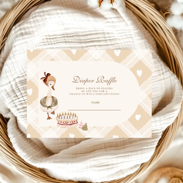 Carte D'accompagnement Un chicane à Baby shower siffleur (Créateur téléchargé)