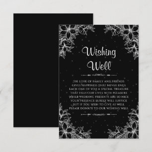 Carte D'accompagnement Un Mariage blanc orné qui veut bien