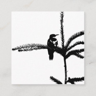 Carte D'accompagnement Un oiseau sur une branche