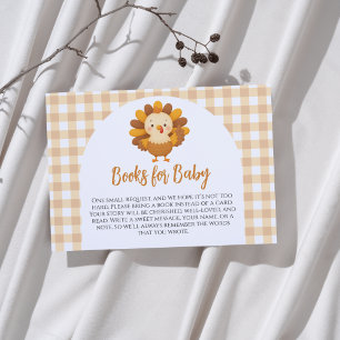 Carte D'accompagnement Un Petit Baby shower Turc Livres Pour Bébé