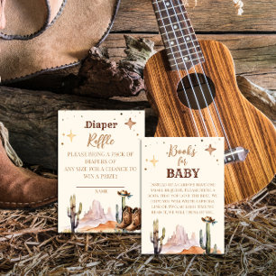 Carte D'accompagnement Un petit garçon cowboy western Livres pour bébé