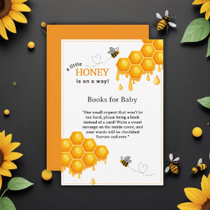 Carte D'accompagnement Un Petit Miel Sur Le Chemin Honeycomb Baby shower