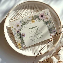 Carte D'accompagnement Un Petit Raffle Fleur sauvage De Diapper Nature Bo