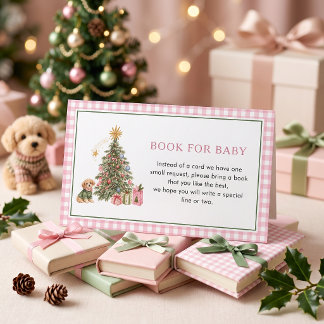 Carte D'accompagnement Une Baby Shower pour un Joyeux Petit Noël