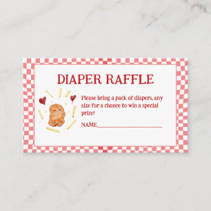 Carte D'accompagnement Une petite boulette en route Baby Shower