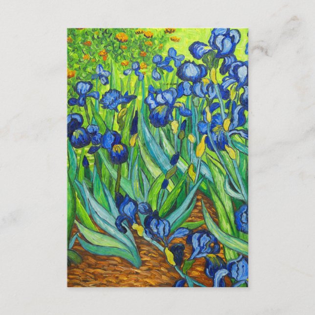 Carte D'accompagnement Van Gogh Irises (Devant)