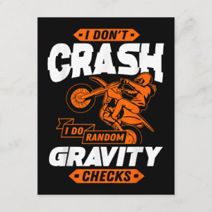 Carte D'accompagnement Vérifications aléatoires de gravité - Motocross &