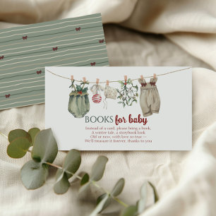 Carte D'accompagnement Vêtements de fille pour un joyeux petit Noël Livre