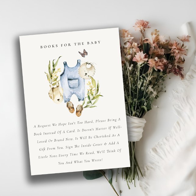 Carte D'accompagnement Vêtements Pour Garçon En Foliage Feuillus Livres P (Créateur téléchargé)