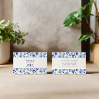 Vintage floral de livraison sociale merci