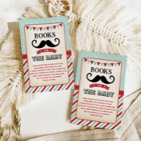 Vintage Little Man Mustache Livres pour Baby Boy