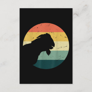 Carte D'accompagnement Vintage Retro Funny Animal Lover Goat Fermier Toxi