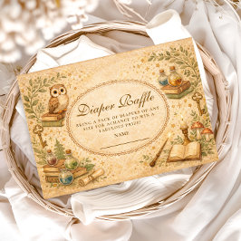 Carte D'accompagnement Vintage Wizard MagicDiapper Raffle