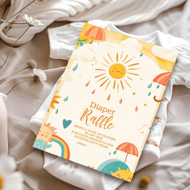 Carte D'accompagnement Voici le chevalet de diapper jaune Fils (Créateur téléchargé)