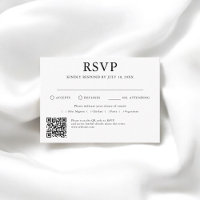Voiture de boîtier RSVP pour mariage traditionnel