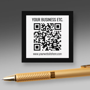 Carte D'accompagnement Votre nom d'entreprise et code QR modifiable