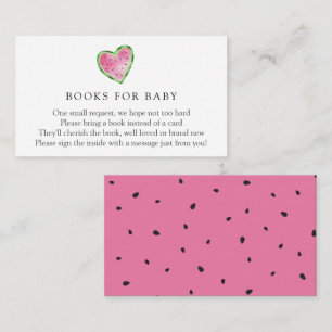 Carte D'accompagnement Watermelon Books for Baby insert card