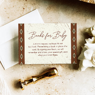 Carte D'accompagnement Western Aztec, Livres Rustiques Pour Bébé